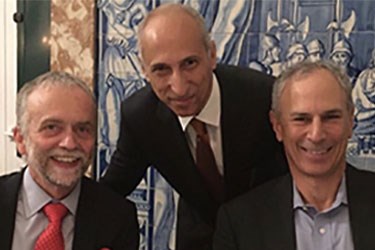 پروفسور ایرا پاپل و پروفسور ولفگانگ گوبیش- کنگره جراحی پلاستیک صورت اروپا- لیسبون، پرتغال 2017